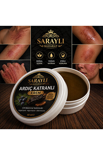 sarayli baharat Katran kremi ÖZEL ÜRETİM Saf Ardıç Kremi Cilt Deri Kremi 50 M...