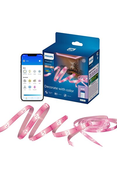 Philips Smart Lighting RGB LED Şerit 5 m (Type-C) Google Home, Alexa, HomeKit...