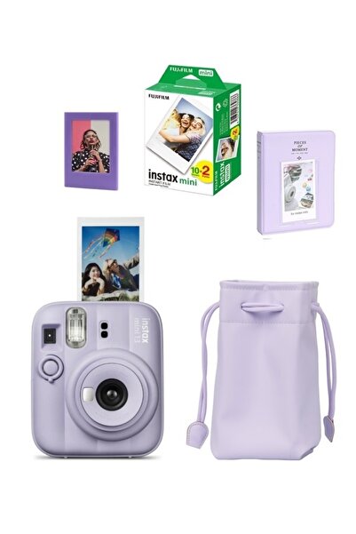 Fujifilm Instax Mini 13 Fotoğraf Makinesi-20'li Film-Büzgülü Kılıf-64lü Albüm...