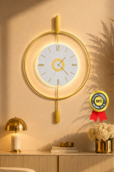 AGA KONSEPT Led'li GOLD İNCİ 24 (Büyük Boy 50 X 75 Cm), Modern Dekoratif Sark...