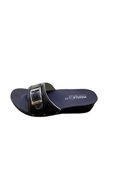 Monica Women's Wedge Heel Single Buckle Slippers