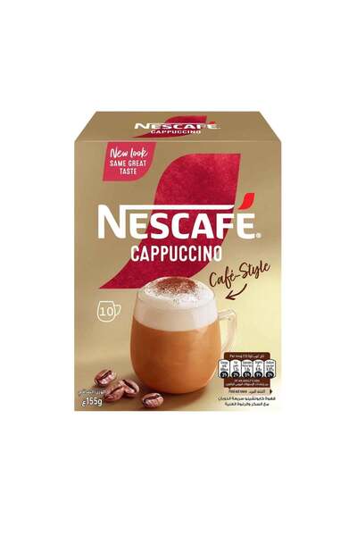 Nescafe نسكافيه جولد كابتشينو ميكس 10 أظرف × 15.5 جرام