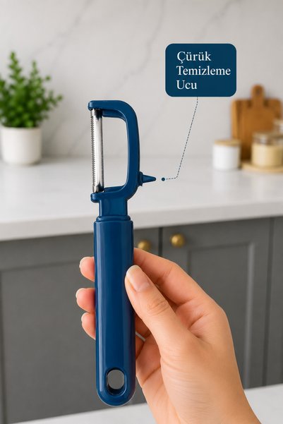 Sariva Home Yan Vegetable Peeler Fruit and Vegetable Peeler with Stainless Steel Blade and Rotational Scraper