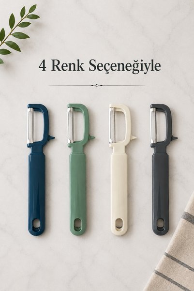 Sariva Home Yan Vegetable Peeler Fruit and Vegetable Peeler with Stainless Steel Blade and Rotational Scraper