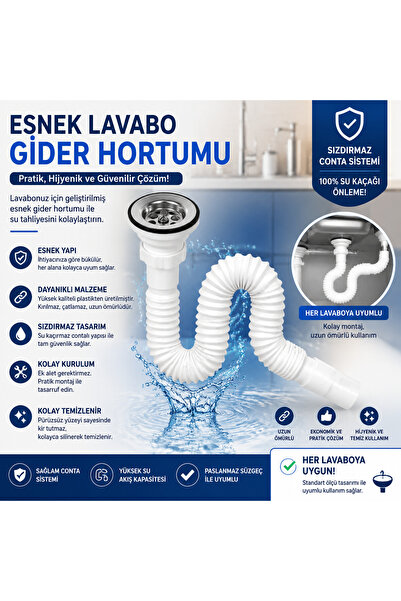Genel Markalar Uzayan Körüklü Sifon Gider Borusu