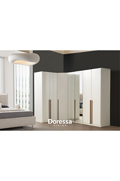 Doressa Living Ledya Köşe Gardırop