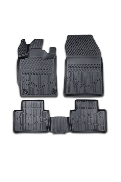 DELUXETUNING Set covorase auto cauciuc Peugeot 408 2023->, forma tavita 3D