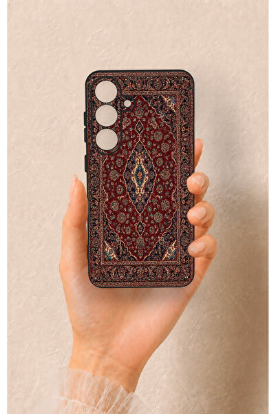 Vip Case Samsung S25 Uyumlu Acem Halı Desenli Silikon Kılıf