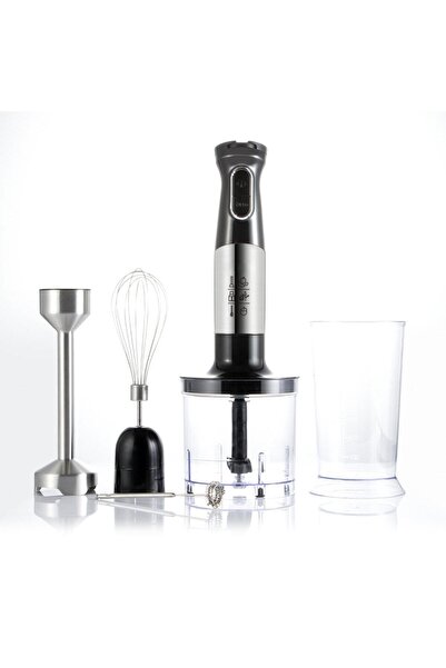 Tradeo 1500W 5-in-1 Hand Blender Set with Chopper, Whisk, 700ml Beaker & Vari...