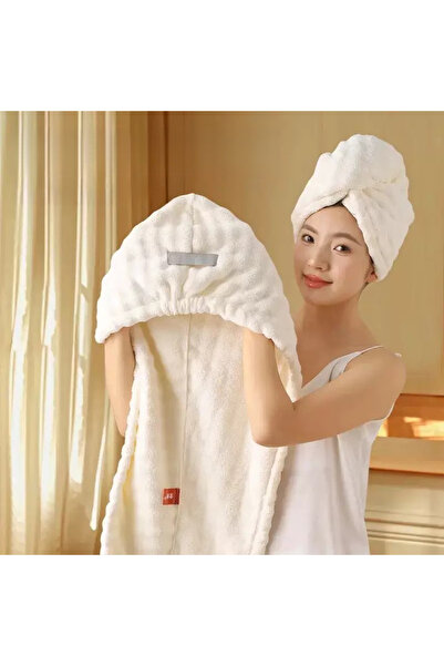 Mass Large Tailed Big Hair Turbans Super Absorbent Quick Drying Bath Cap Head...