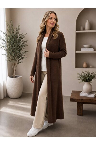 HIRA CO. Women's Standard Sleeve Long Maxi Length Winter Knitwear Bearded Car...
