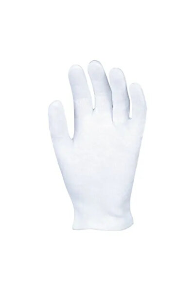 Renania Cotton protective gloves, Cotton Fine, white color