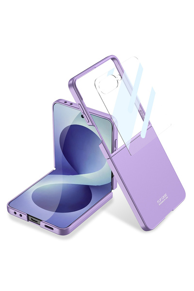 Nezih Case Samsung Galaxy Z Flip 8 Uyumlu Uyumlu Sert Kıpta Mat Kapak Kılıf