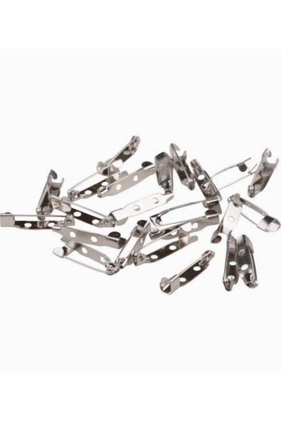 2 cm Broş İğnesi Nikel Kaplama 50li