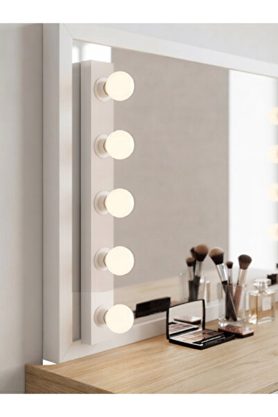 LED PROJEM MAKYAJ LAMBASI 60CM 5 ADET E14 DUYLU