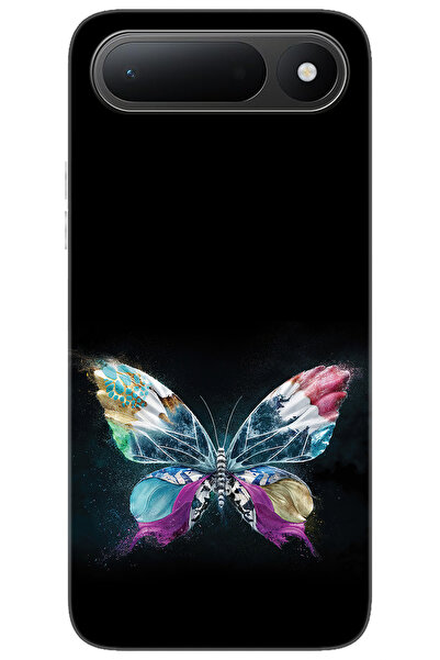 TECNO Spark 50 5G (KN8) Uyumlu Kılıf Desen Baskılı Silikon Kelebek Resim STK:...