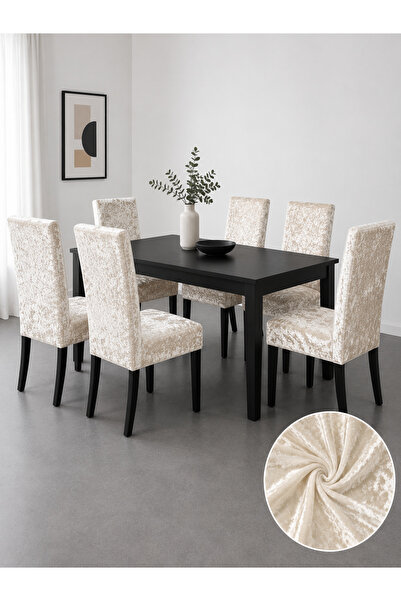 delfin HomeRoy Huse Catifea pentru Scaune – Set 6 Bucăți