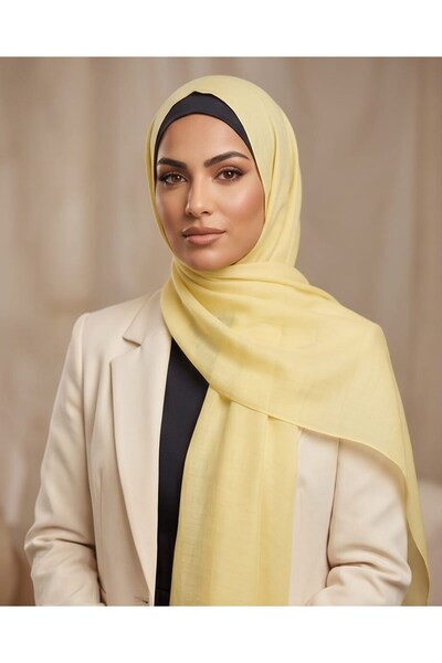 LuvenSara شال قطني حريري مسطح