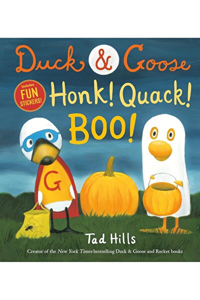 Random House Duck & Goose, Honk! Quack! Boo! : A Halloween Story with Fun Sti...