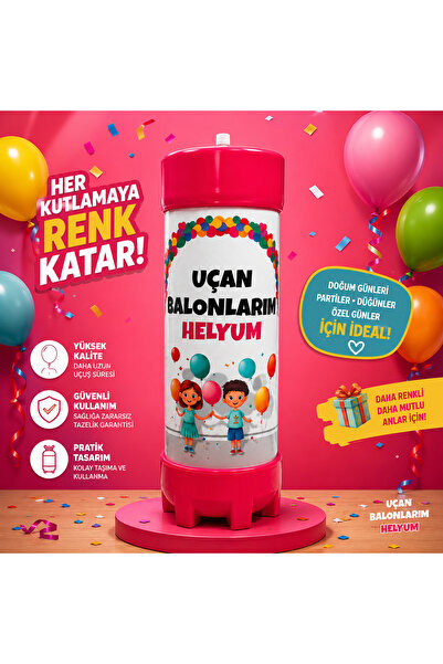 Koyuncu 2.2 Litre Helyum Tüpü - Hafif ve Taşınabilir Helyum Gazı Tüpü, Balon ...