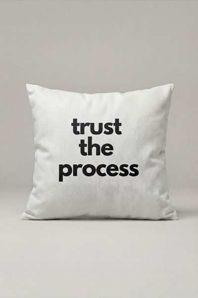 Generic Brand Trust the Process Written Cushion Cover 215 – Trust Process Des...