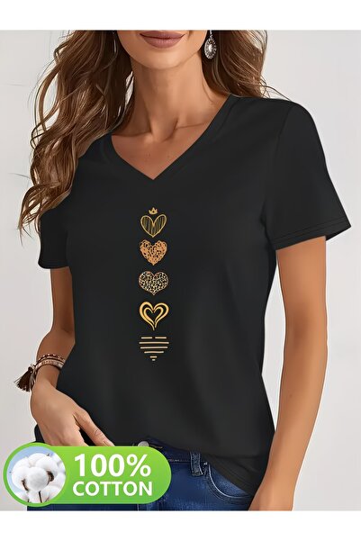 puolikuu Unisex Comfortable Fit Tshrit Printed Tshirt