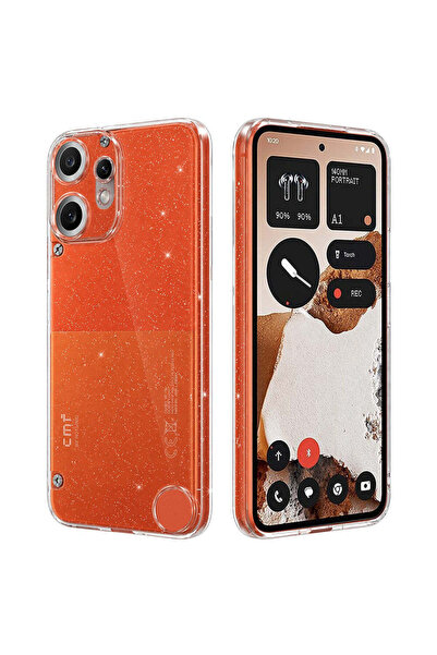 Techsuit Case for Nothing CMF Phone 2 Pro, SparkleSkin Series, transparent - ...