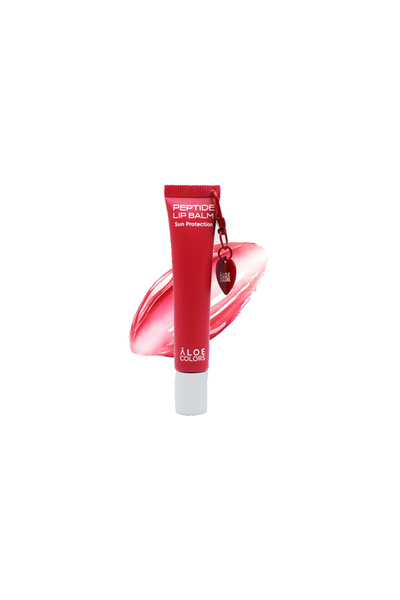 ALOE COLORS Πεπτιδικό Βάλσαμο Χειλιών με Φίλτρα UV – Μιλκσέικ Φράουλας 15ml