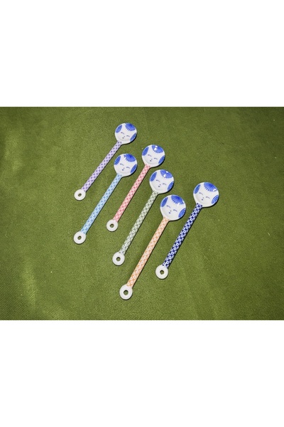 Generic Brand Europe Porcelain Tea Spoon Set 12 cm in Length
