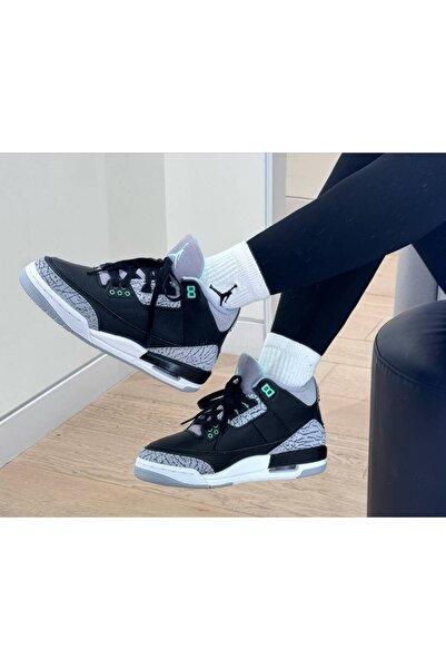 Nike ملابس رياضية Air Jordan 3 GS Green Glow Mat
