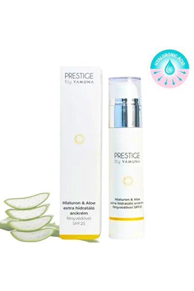 Yamuna Prestige - Crema de zi cu acid hialuronic & aloe vera și SPF 25