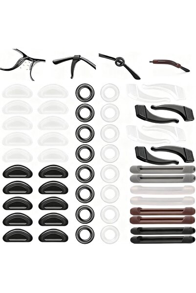 GoodTool 26 زوجًا من مشابك النظارات مع وسادات للأنف وخطافات للأذن، حامل نظارا...