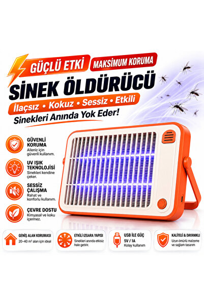 instatech Sinek Öldürücü Lamba Sessiz Kimyasalsız Elektrikli Sivrisinek ve Uç...