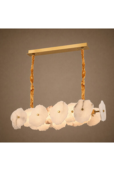 VİSENTE HOME Modern Tasarım Mermer Linear Form Avize