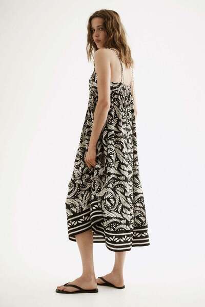 H&M Tie-strap midi dress