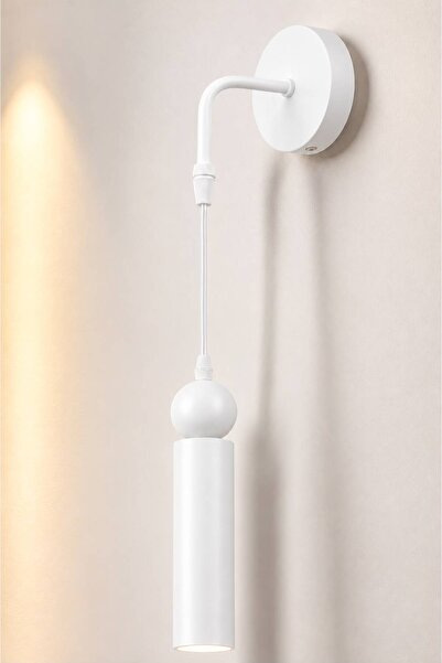 VENON Noir Apli̇k Full White | |   Wall Lighting |   Daylight Led Bulb Is Inc...
