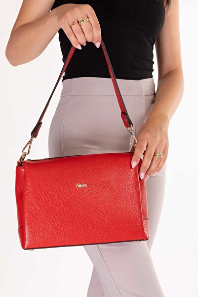 Gondol Geantă de mână și de umăr pentru femei, model casual, ald.4584 Roșu