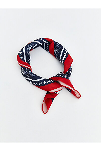 LC Waikiki Lcw Accessories Blue Patterned Women's Bandana