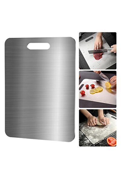 Generic Stainless Steel Cutting Board 20 × 30 × 0.1 cm,kitchen chopping board...