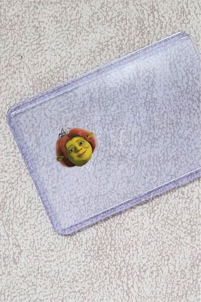 SARANG Fiona - Shrek Şeffaf Kimlik Kılıfı - Ehliyet, Nufüs Cüzdanı, Okul Kartı, Akbil Kılıfı