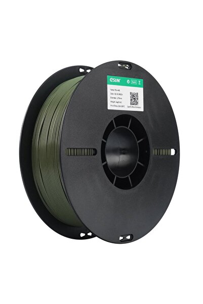 eSun Pla+Hs Zeytin Yeşili Filament 1.75mm 1kg Plastik Makara