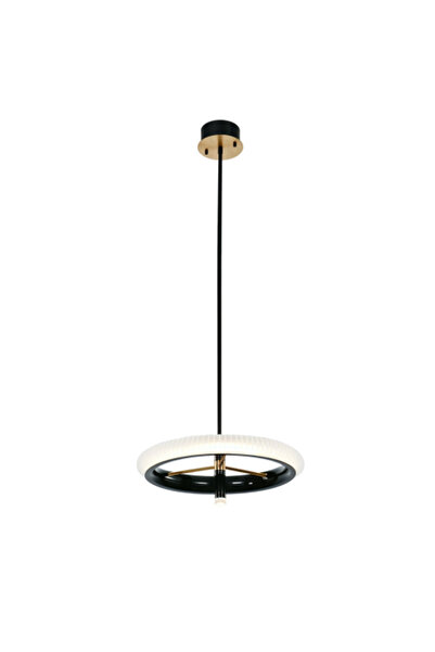 ٍSiera Light Black and Gold Solar Ring Chandelier MD 21027012