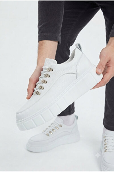 Zerenyus Zrk-X10 High Quality Thick Sole White Daily Men's Casual Shoes
