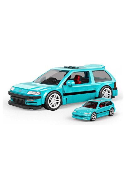 mattel Hot Wheels Seria Viteză Set de construcție Magazin de Cărămizi 1/32 Ho...