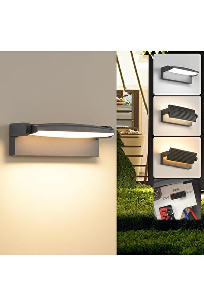 Dotail Aplică de perete LED, 30 W, 3 temperaturi, 350 °   panou rotativ, clas...