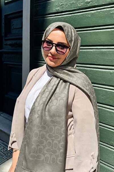 müqofficial Elegant Line Shawl - Khaki
