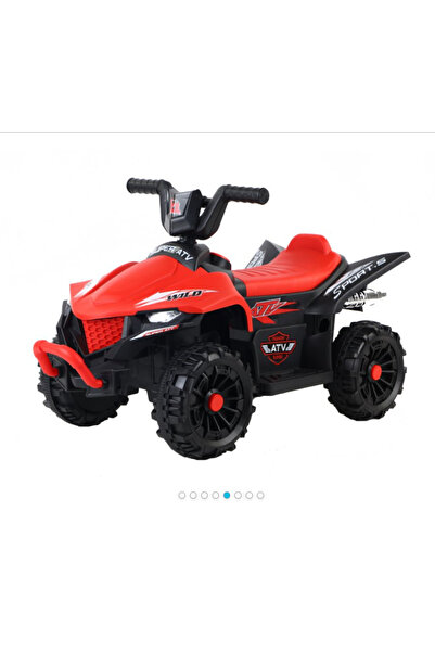 GHEMOTOC Mini ATV electric de 12V pentru copii de până la 6 ani,rosu
