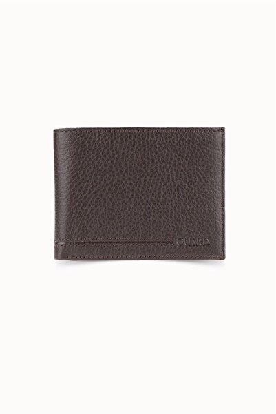 Çıkrık Guard Brown Coin Compartment Leather Men's Wallet