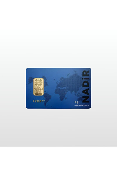 NADİR AltınDenizi 5 Gram Altın 0.995 (24 Ayar) Külçe Altın