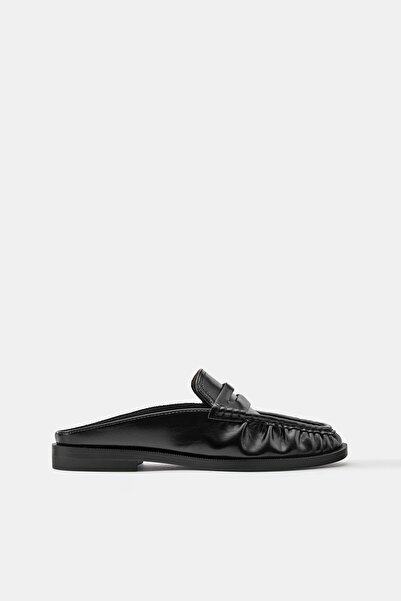 Pull & Bear Büzgülü arkası açık loafer